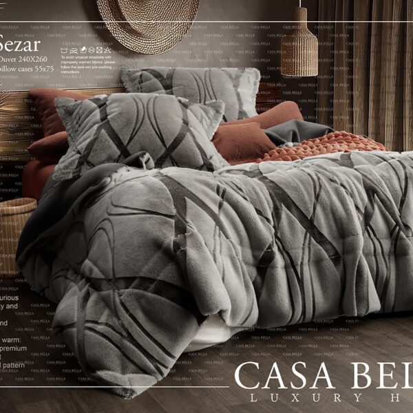 Parure Duvet Luxe Sezar – Douceur Absolue & Élégance Intemporelle